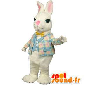 Costume de lapin blanc costumé - MASFR007134 - Mascotte de lapins