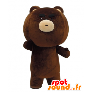 Mascot Hayabe Beya, big brown teddy bear to look mean - MASFR27926 - Yuru-Chara Japanese mascots