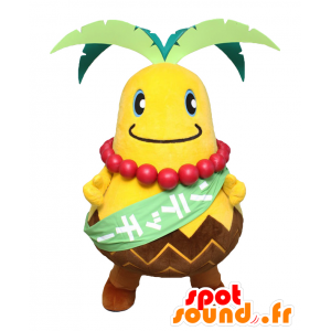 Mascot Sotetchi piña gigante, muy divertido y sonriente - MASFR27932 - Yuru-Chara mascotas japonesas