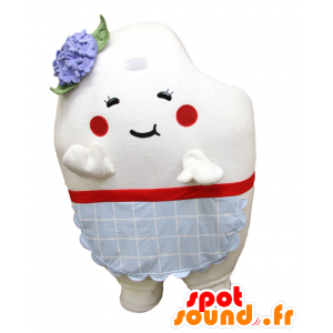 Mascot Kuratamako gigante grão de arroz branco - MASFR27934 - Yuru-Chara Mascotes japoneses