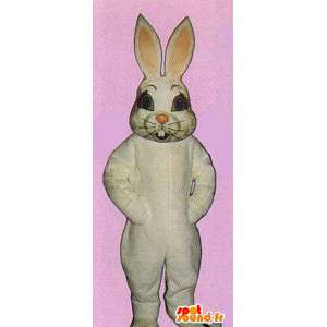 Hvid kanin maskot - Spotsound maskot kostume