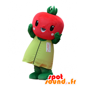 Mascot Tomapin, vermelho e tomates verdes, gigante - MASFR27951 - Yuru-Chara Mascotes japoneses