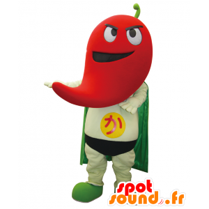 Mascot Karaki-kun, red pepper with a cape - MASFR27952 - Yuru-Chara Japanese mascots