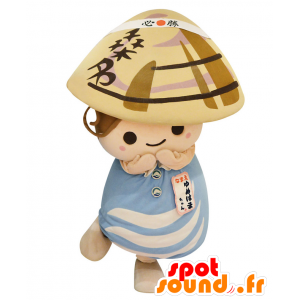 Mascot Yumehama-chan, asiatisk jente med fletter - MASFR27953 - Yuru-Chara japanske Mascots