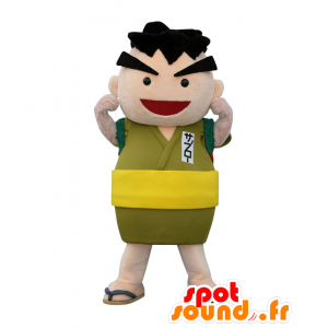 Asahinasaburo mascot, Asian man to look proud - MASFR27959 - Yuru-Chara Japanese mascots