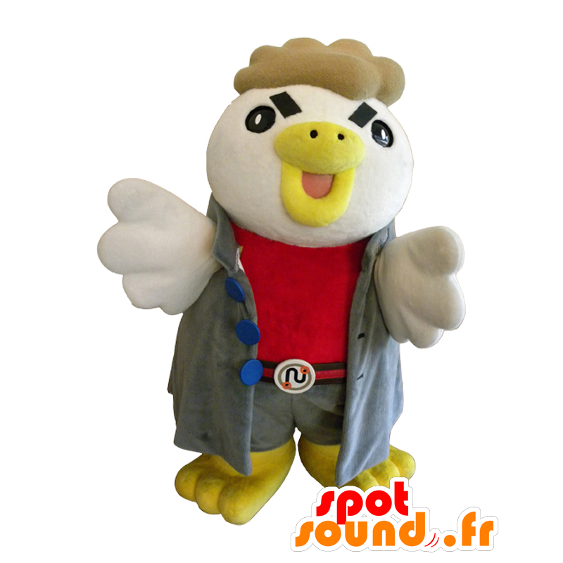 Chikinan mascotte, gallina giganti guardano feroce - MASFR27960 - Yuru-Chara mascotte giapponese