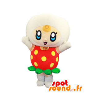 Kotoberi mascotte, fragola piselli gialli e rossi - MASFR27961 - Yuru-Chara mascotte giapponese