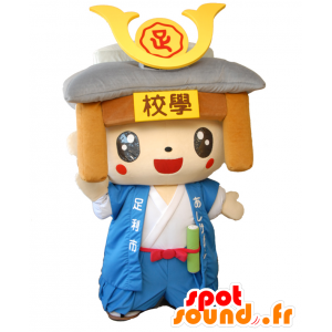 Mascotte de Takauji, samouraï mignon et coloré - MASFR27966 - Mascottes Yuru-Chara Japonaises