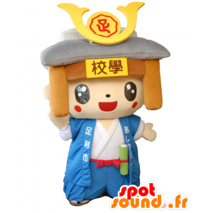 Takauji mascot, cute and colorful samurai - MASFR27966 - Yuru-Chara Japanese mascots