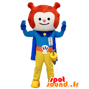 Mascot Hoyaboya, rød fremmed kledd som en ridder - MASFR27971 - Yuru-Chara japanske Mascots