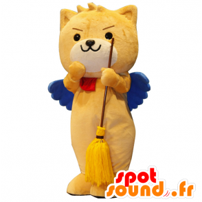 Mascotas y Hanemaru Paneko, un perro marrón y un conejo rosa - MASFR27975 - Yuru-Chara mascotas japonesas