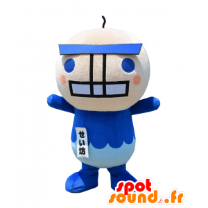 Seiko kun mascotte, blu e beige carattere - MASFR27979 - Yuru-Chara mascotte giapponese