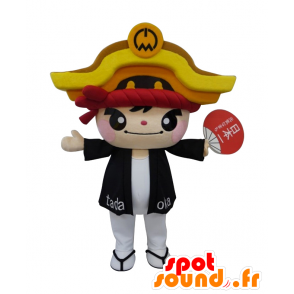 Tadaoka mascot, boy with a temple roof over your head - MASFR27989 - Yuru-Chara Japanese mascots