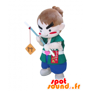 Maskot Nankan, tvářit divoký samuraje - MASFR27991 - Yuru-Chara japonské Maskoti