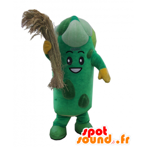 Mascotte de Asuparakun, asperge verte géante - MASFR28008 - Mascottes Yuru-Chara Japonaises