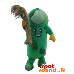 Asuparakun maskot, kæmpe grøn asparges - Spotsound maskot