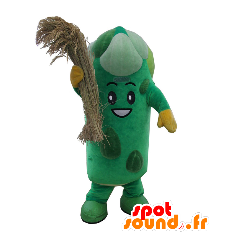 Asuparakun mascot, giant green asparagus - MASFR28008 - Yuru-Chara Japanese mascots