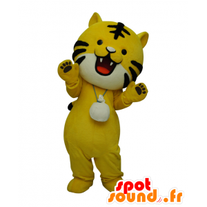 Tora kun mascotte, bambino tigre, giallo e nero cucciolo - MASFR28017 - Yuru-Chara mascotte giapponese