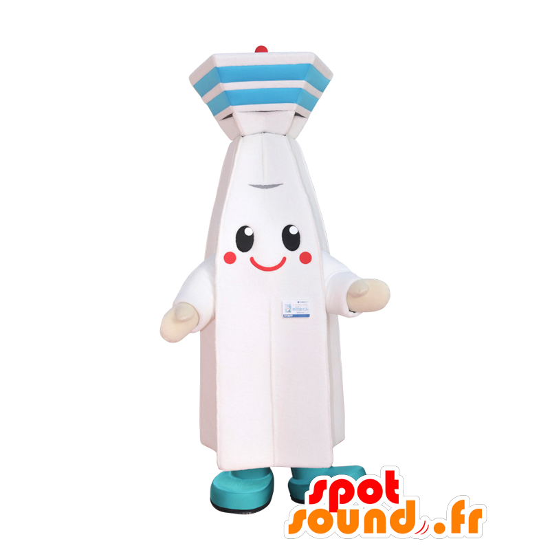 Go-kun mascotte, gigante torre blu e bianco - MASFR28023 - Yuru-Chara mascotte giapponese