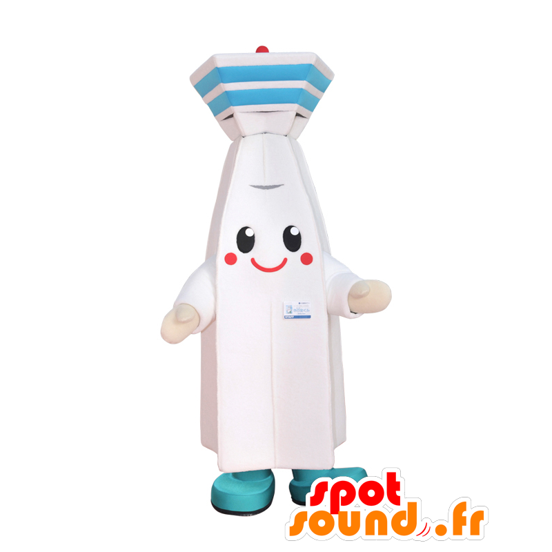 Mascot Go-kun, hvitt tårn og blå gigant - MASFR28023 - Yuru-Chara japanske Mascots