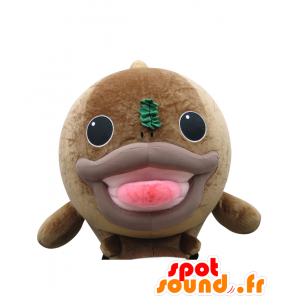 Kue mascota Taro, pescado marrón grande con una cabeza grande - MASFR28029 - Yuru-Chara mascotas japonesas