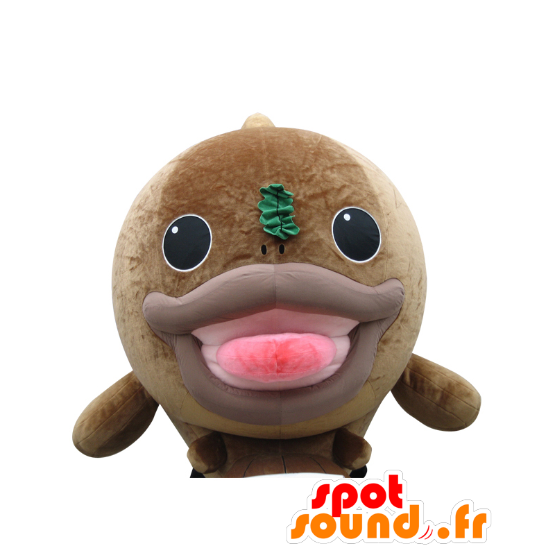 Kue mascot Taro, big brown fish with a big head - MASFR28029 - Yuru-Chara Japanese mascots