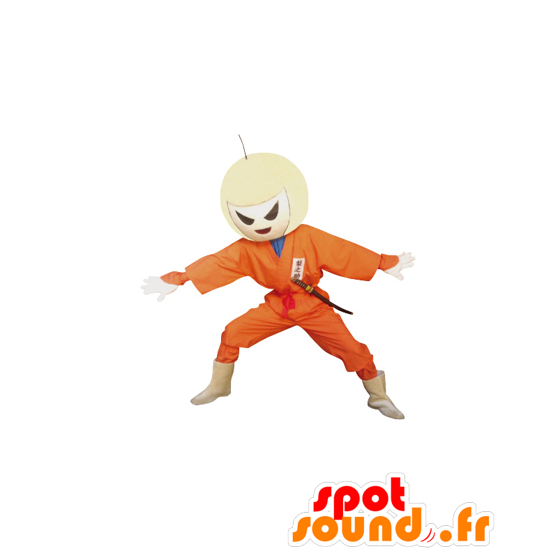 Mascotte de NashinoSuke, ninja avec une poire sur la tête - MASFR28031 - Mascottes Yuru-Chara Japonaises Mascotte de NashinoSuke, ninja avec une poire sur la tête - MASFR28031 - Mascottes Yuru-Chara Japonaises