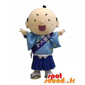 Yoshimune kun mascot, Japanese man dressed in blue - MASFR28033 - Yuru-Chara Japanese mascots