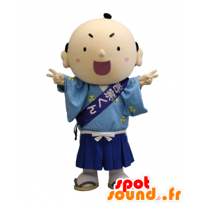 Yoshimune kun mascot, Japanese man dressed in blue - MASFR28033 - Yuru-Chara Japanese mascots