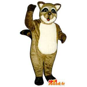 Raccoon mascot tricolor - MASFR007146 - Mascots of pups