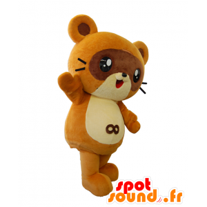 Kisapon maskot - Mascot hnědý mýval - MASFR28044 - Yuru-Chara japonské Maskoti