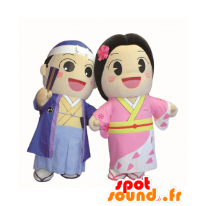 Mascotas Masamitsu kun y Sogoama chan - Torque las mascotas - MASFR28047 - Yuru-Chara mascotas japonesas