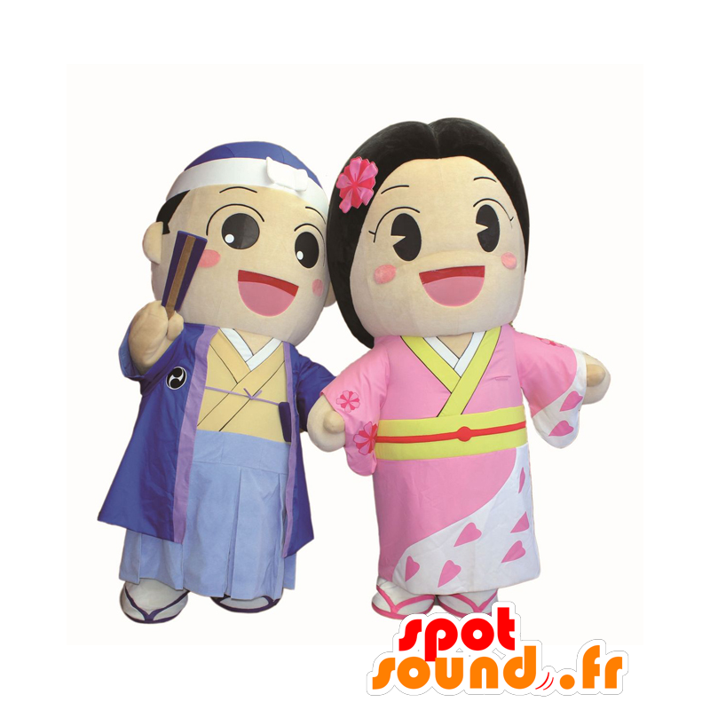 Mascots Masamitsu kun and Sogoama chan - Torque Mascots - MASFR28047 - Yuru-Chara Japanese mascots