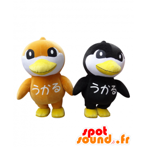 Maskoti Ukarukun a Tomokaru kun. 2 pták maskoti - MASFR28051 - Yuru-Chara japonské Maskoti