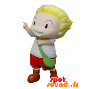 Pyururun mascot. Blond boy mascot to look proud - MASFR28052 - Yuru-Chara Japanese mascots