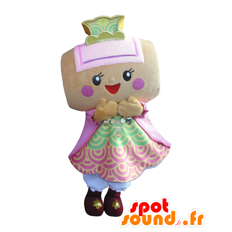 Mascotte de Kozuchi chan. Mascotte de tambourin africain, marteau - MASFR28054 - Mascottes Yuru-Chara Japonaises