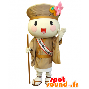 Mascot Ogaki. vestido bege mascote monge - MASFR28065 - Yuru-Chara Mascotes japoneses