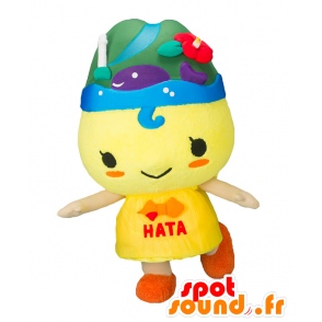 Mascot Hatapi kun. Maskotti lintu Green Mountain - MASFR28067 - Mascottes Yuru-Chara Japonaises