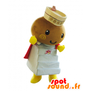 Mascot Ishidan Kun. Maskottchen der Treppe mit einer Jacuzzi - MASFR28069 - Yuru-Chara japanischen Maskottchen