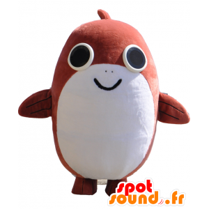 Mascot Taiyo kun. bruine en witte vis mascotte - MASFR28071 - Yuru-Chara Japanse Mascottes