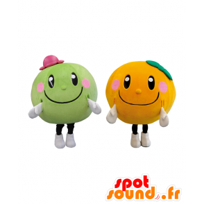 Mascotas y Mikapi Umepi. 2 mascotas completan las frutas - MASFR28081 - Yuru-Chara mascotas japonesas