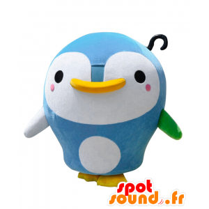 Mascota Shirapen. Mascotte gigante pájaro azul y blanco - MASFR28084 - Yuru-Chara mascotas japonesas