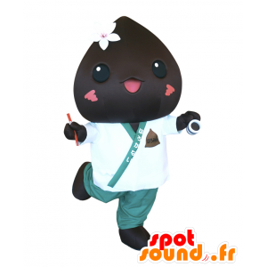 Horomin Maskottchen. Mascotte Kastanie, braunen Riesen - MASFR28088 - Yuru-Chara japanischen Maskottchen