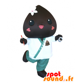 Horomin mascot. Mascotte chestnut, brown giant - MASFR28088 - Yuru-Chara Japanese mascots