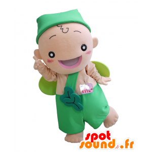 Mascot Orippi. mascote leprechaun verde com asas - MASFR28098 - Yuru-Chara Mascotes japoneses