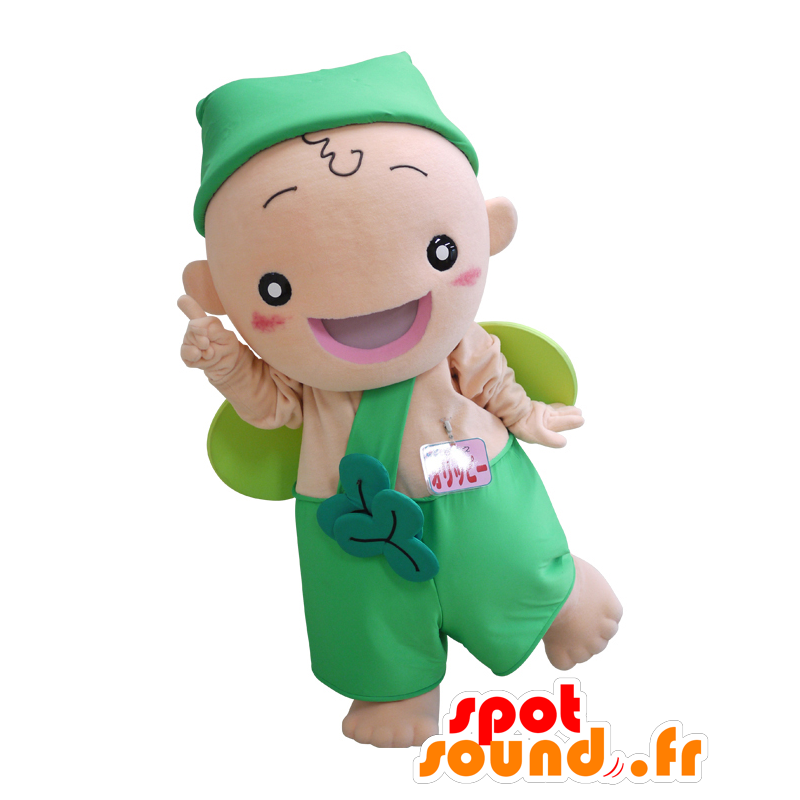 Mascot Orippi. vihreä leprechaun maskotti siivet - MASFR28098 - Mascottes Yuru-Chara Japonaises