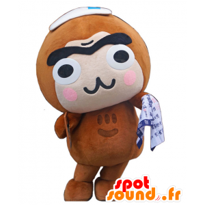 Mascot Shibuzarukun. atypisk brun ape maskot - MASFR28100 - Yuru-Chara japanske Mascots