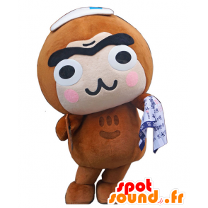 Maskot Shibuzarukun. atypický hnědá opice maskot - MASFR28100 - Yuru-Chara japonské Maskoti