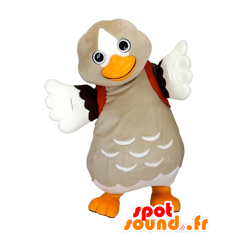 Patasaki mascot. Mascotte giant gray goose - MASFR28102 - Yuru-Chara Japanese mascots