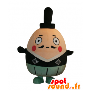 Mascot Buchimaro. Plump mustachioed mascotte en elegante man - MASFR28109 - Yuru-Chara Japanse Mascottes